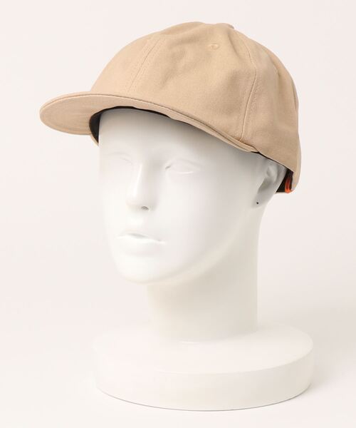 BACK NUMBER(バックナンバー)の「【BACK NUMBER】無地ショートバイザー(キャップ・メンズ・ブラック/ベージュ・フリー)」の6枚目の写真