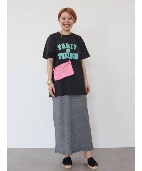 AMERICAN HOLIC（アメリカンホリック）の「【FRUIT OF THE LOOM】2WAYメッシュサコッシュ（ショルダーバッグ・レディース・ブラック/ベージュ/ネイビー/ピンク/オレンジ/ミント・FREE）」の15枚目の写真