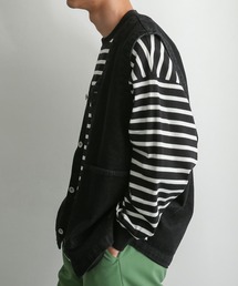 SENSE OF PLACE by URBAN RESEARCH | ボーダーエクストラルーズロングTシャツ(Tシャツ/カットソー)