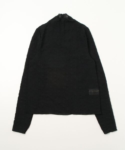 Per sist ence(パーシエンス)の「シアークラッシュジョーゼットハイネックプルオーバー(Tシャツ/カットソー・レディース・パープル/ピンク/ブラック/アイボリー・FREE)」の6枚目の写真