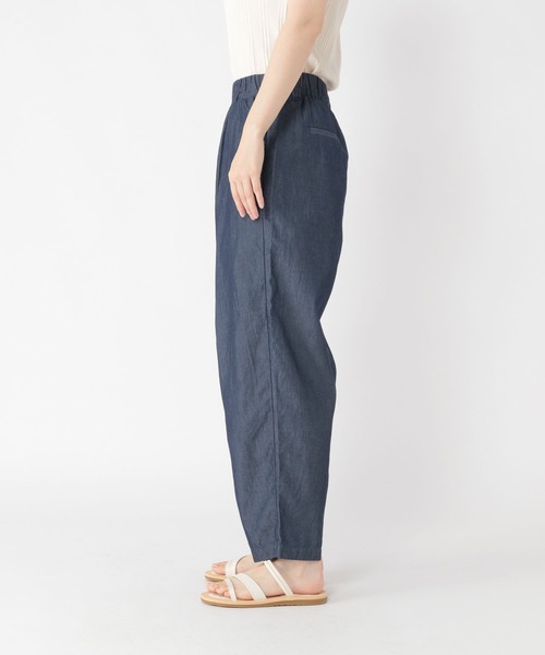 studio CLIP(スタディオクリップ)の「ゆったりタックカーブパンツ(その他パンツ・レディース・ライトグレー/ピンク/インディゴブルー・FREE)」の12枚目の写真