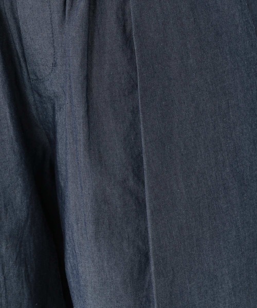 studio CLIP(スタディオクリップ)の「ゆったりタックカーブパンツ(その他パンツ・レディース・ライトグレー/ピンク/インディゴブルー・FREE)」の5枚目の写真