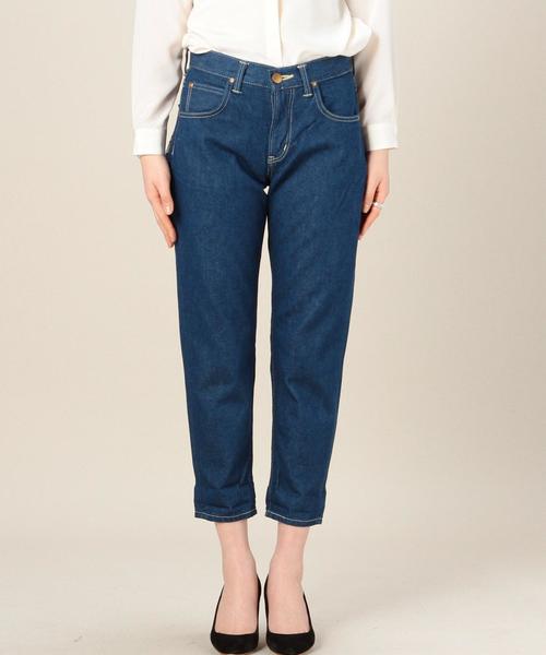 Lee（リー）の「BYBC LEE アンクルテーパードデニムパンツ◆（デニムパンツ・レディース・ネイビー・MEDIUM/SMALL）」の5枚目の写真