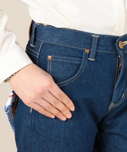 Lee（リー）の「BYBC LEE アンクルテーパードデニムパンツ◆（デニムパンツ・レディース・ネイビー・MEDIUM/SMALL）」の13枚目の写真