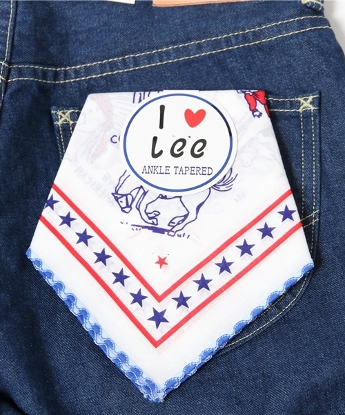 Lee（リー）の「BYBC LEE アンクルテーパードデニムパンツ◆（デニムパンツ・レディース・ネイビー・MEDIUM/SMALL）」の9枚目の写真