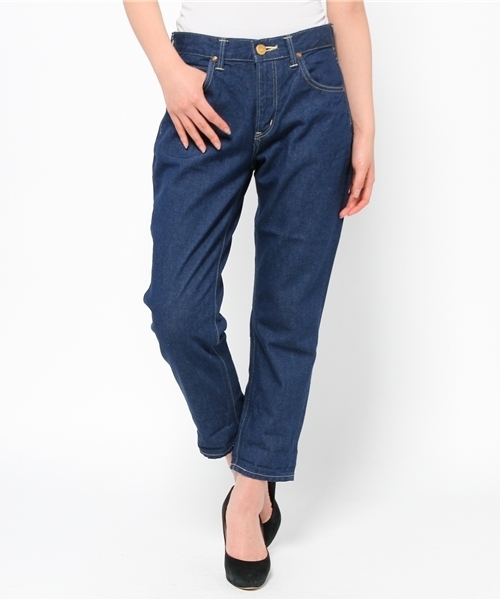 Lee（リー）の「BYBC LEE アンクルテーパードデニムパンツ◆（デニムパンツ・レディース・ネイビー・MEDIUM/SMALL）」の11枚目の写真