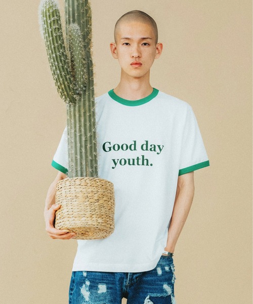 FTW（エフティダブリュー）の「GOOD DAY RINGER S/S TEE（Tシャツ/カットソー・メンズ・ネイビー/レッド/グリーン・MEDIUM/LARGE）」の2枚目の写真