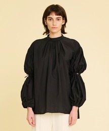LANVIN en Bleu（ランバンオンブルー）の「ドローコードボリュームスリーブブラウス（シャツ/ブラウス）」