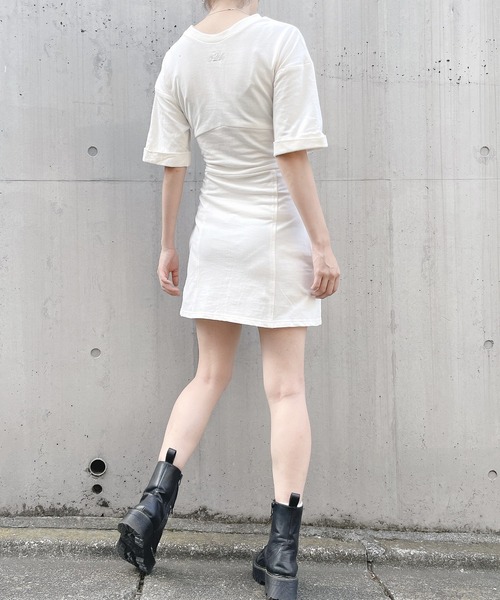 lilLilly（リルリリー）の「2wayレースアップワンピース（ワンピース・レディース・ホワイト/レッド/ブルー/ブラック・FREE）」の8枚目の写真