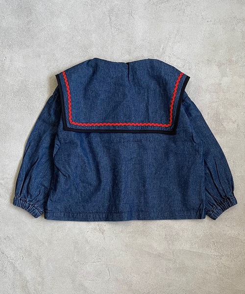 A BOND(アボンド)の「wavetapeビッグエリジャケット(90~150cm)(その他アウター・キッズ・ネイビー・90/100/110/120/130/140/150)」の4枚目の写真