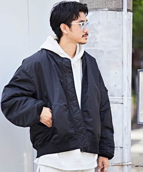 【完売品 Lサイズ】FREAK'S STORE MA-1 フライトジャケット 黒 完売品 Lサイズ】FREAK'S STORE MA-1 フライトジャケット 黒
