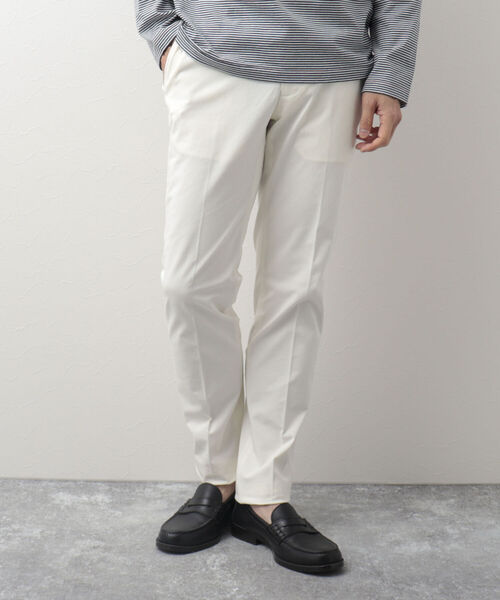 NOLLEY'S goodman（ノーリーズグッドマン）の「2WAYストレッチ スリムフィットパンツ（チノパンツ・メンズ・ダークネイビー/ネイビー/オリーブ/ベージュ/ホワイト・XL/M/L/S）」の2枚目の写真