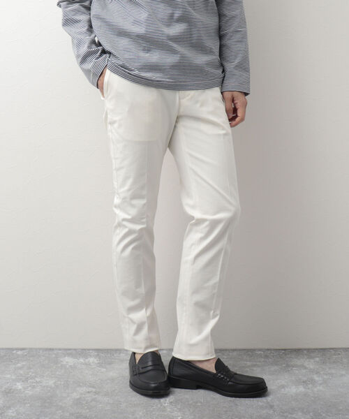NOLLEY'S goodman（ノーリーズグッドマン）の「2WAYストレッチ スリムフィットパンツ（チノパンツ・メンズ・ダークネイビー/ネイビー/オリーブ/ベージュ/ホワイト・XL/M/L/S）」の7枚目の写真