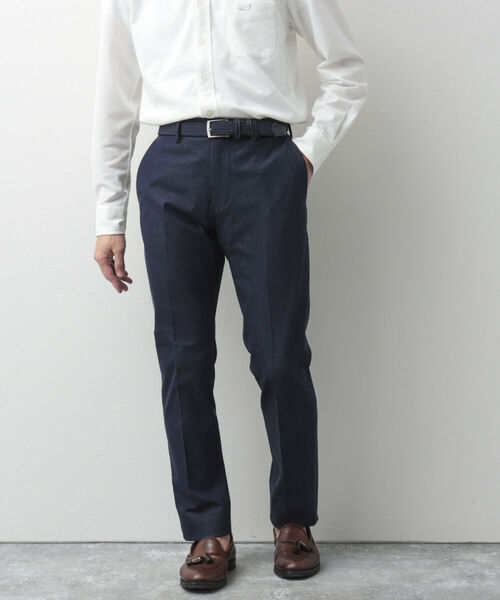 NOLLEY'S goodman（ノーリーズグッドマン）の「2WAYストレッチ スリムフィットパンツ（チノパンツ・メンズ・ダークネイビー/ネイビー/オリーブ/ベージュ/ホワイト・XL/M/L/S）」の13枚目の写真