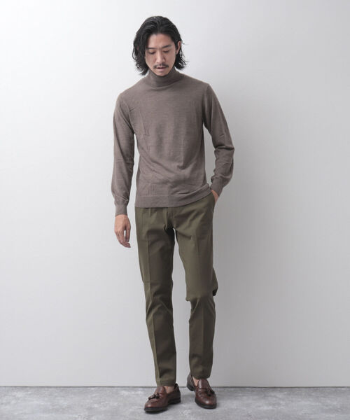 NOLLEY'S goodman（ノーリーズグッドマン）の「2WAYストレッチ スリムフィットパンツ（チノパンツ・メンズ・ダークネイビー/ネイビー/オリーブ/ベージュ/ホワイト・XL/M/L/S）」の19枚目の写真