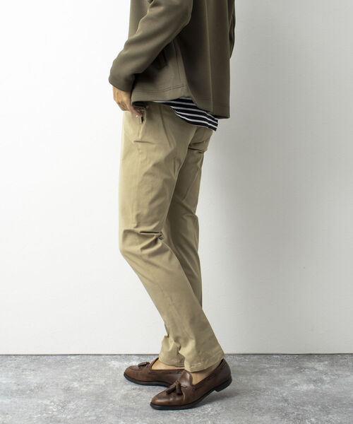 NOLLEY'S goodman（ノーリーズグッドマン）の「2WAYストレッチ スリムフィットパンツ（チノパンツ・メンズ・ダークネイビー/ネイビー/オリーブ/ベージュ/ホワイト・XL/M/L/S）」の21枚目の写真