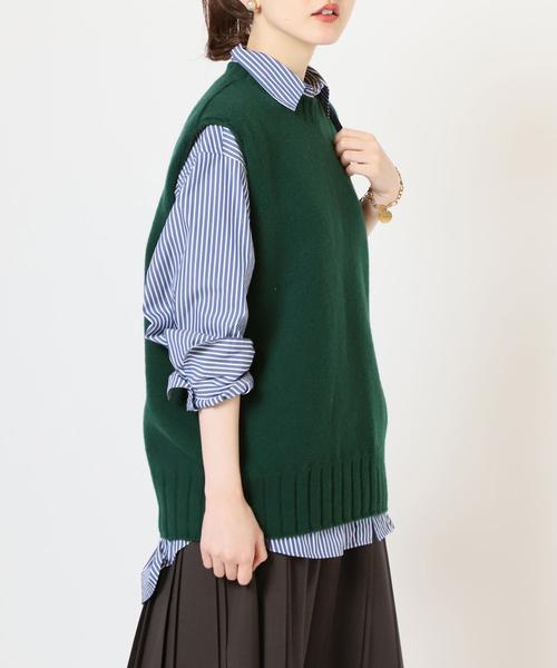 IENA（イエナ）の「【ALDERNEY /アルダニー】ニットベスト（ベスト