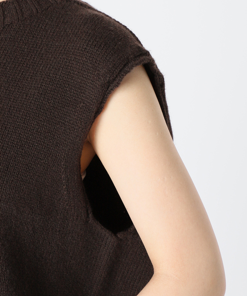 IENA（イエナ）の「【ALDERNEY /アルダニー】ニットベスト（ベスト