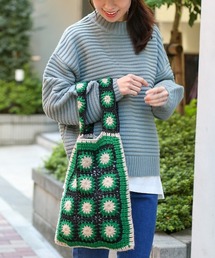 チチカカ | カラフルクロシェバッグ(トートバッグ)