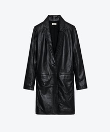 ZADIG&VOLTAIRE | MONARQUE CUIR LISSE(チェスターコート)