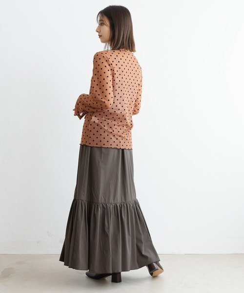 ZAKKA-BOX（ザッカボックス）の「ティアードロングスカート（スカート・レディース・ブラウン/カーキ/ブラック・FREE）」の20枚目の写真