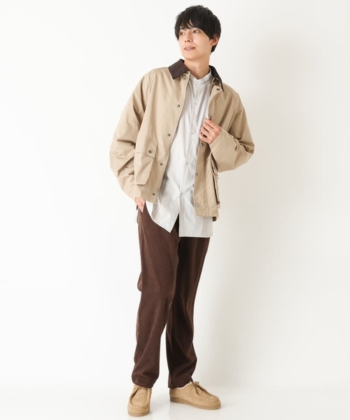 a.v.v（アーヴェヴェ）の「リングドットストライプBIGシャツ（シャツ/ブラウス・メンズ・ライトブルー/ベージュ・46/50/48/44）」の12枚目の写真