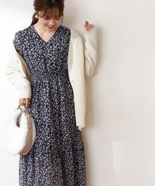 PROPORTION BODY DRESSING（プロポーションボディドレッシング）の「ロング畦カーデ / 1212274001（カーディガン/ボレロ・レディース・ホワイト系その他/グリーン/パープル/ピンク・FREE）」の11枚目の写真