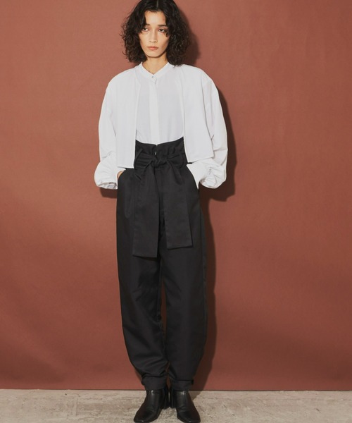 Aunt Marie's（アントマリーズ）の「ハイウエストベルトパンツ（その他パンツ・レディース・ブラウン/グレイッシュベージュ/ブラック・SMALL/FREE）」の5枚目の写真