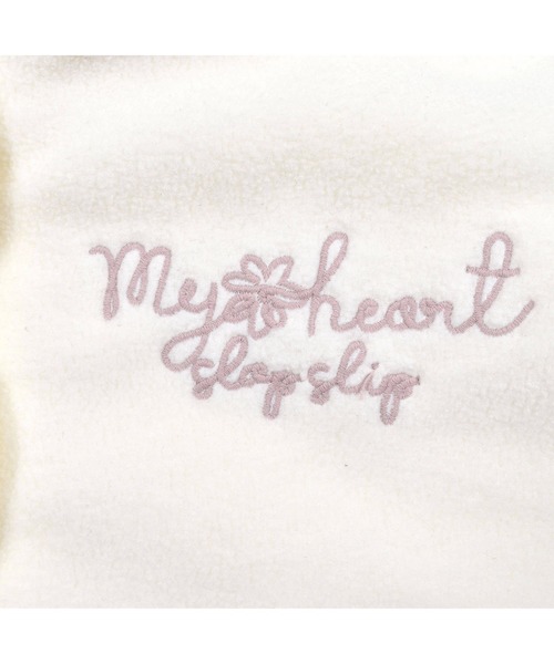 SLAP SLIP BABY（スラップスリップベビー）の「SLAPSLIPBABY/リボンスカラップファー裏ボアマントベビー(50~90cm)（ポンチョ・キッズ・ピンク/オフホワイト・ONESIZE）」の16枚目の写真