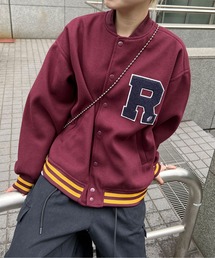 PairPair | ワッペン付きオーバーサイズスタジャン(ブルゾン)