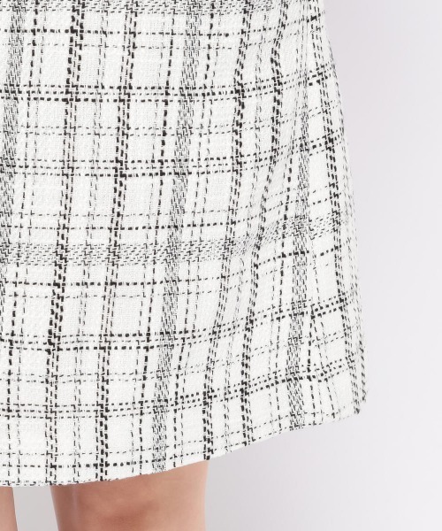 MISCH MASCH(ミッシュマッシュ)の「ツイードミニスカート(スカート・レディース・ブラック/アイボリー・SMALL/MEDIUM)」の9枚目の写真