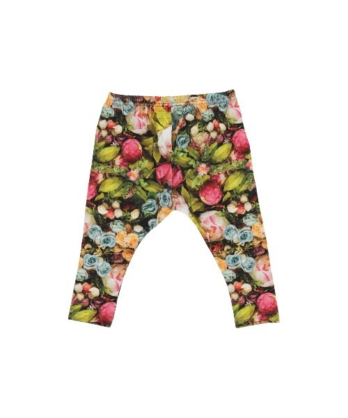 CHRISTINA  ROHDE（クリスティーナローデ）の「Christina Rhode  / カラフル花柄 レギンス＜ベビー＞（レギンス/スパッツ・キッズ・ブラック・12M）」の3枚目の写真