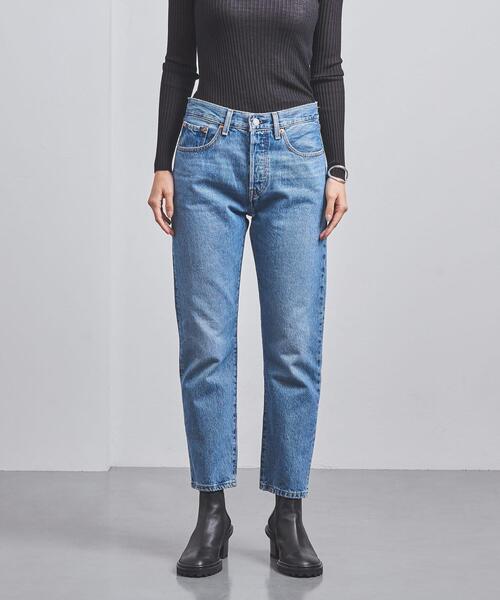 Levi's RED TAB(リーバイスレッドタブ)の「<Levi's Red Tab>501 CROP デニムパンツ(デニムパンツ・レディース・コバルトブルー・25/26/27/28)」の2枚目の写真