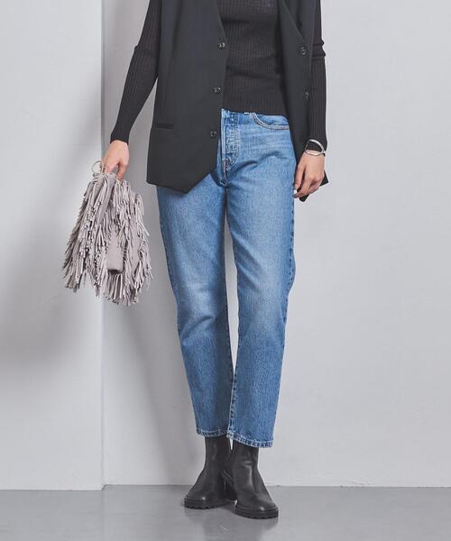 Levi's RED TAB(リーバイスレッドタブ)の「<Levi's Red Tab>501 CROP デニムパンツ(デニムパンツ・レディース・コバルトブルー・25/26/27/28)」の5枚目の写真