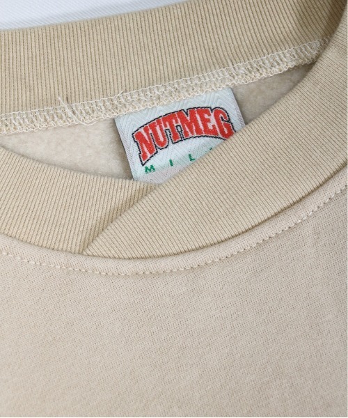 NutmegMills（ナツメグミルズ）の「NUTMEG MILLS/ナツメグミルズ LOGO FOOTBALL SWEAT ロゴフットボールスウェット（スウェット・メンズ・ブラック/サンドベージュ/ライトグレー・LARGE/MEDIUM/SMALL）」の18枚目の写真