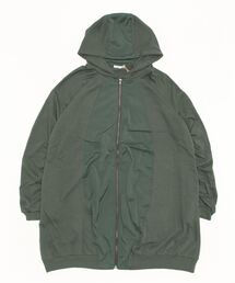 sandy | 【sandy】裏毛切り替えギャザー袖ZIPフディー(パーカー)