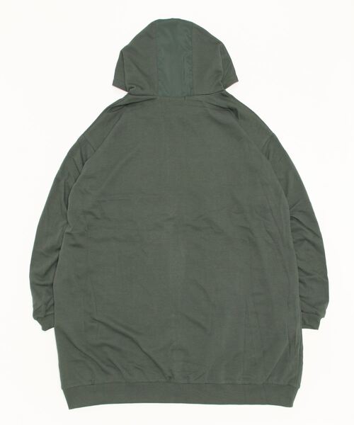 sandy（サンディー）の「【sandy】裏毛切り替えギャザー袖ZIPフディー（パーカー・レディース・マスタード/グリーン/グレー系その他/ブラック・FREE）」の5枚目の写真