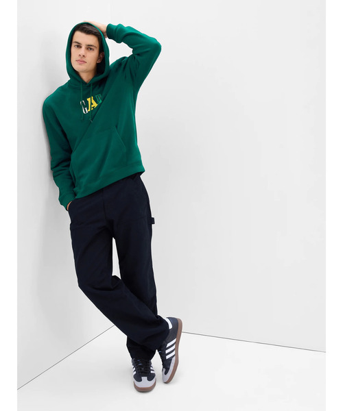 GAP（ギャップ）の「ヴィンテージ ソフトミックスフォントGAPロゴ プルオーバー パーカー(ユニセックス)（パーカー・メンズ・グレー/オフホワイト/グリーン/ブラック/ワイン・XS/S/M/L/XL）」の17枚目の写真