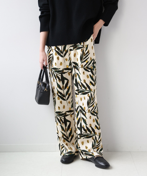 JOURNAL STANDARD relume（ジャーナルスタンダード　レリューム）の「《追加4》ボタニカルイージーパンツ（その他パンツ・レディース・アイボリー・FREE）」の6枚目の写真