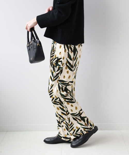 JOURNAL STANDARD relume（ジャーナルスタンダード　レリューム）の「《追加4》ボタニカルイージーパンツ（その他パンツ・レディース・アイボリー・FREE）」の7枚目の写真