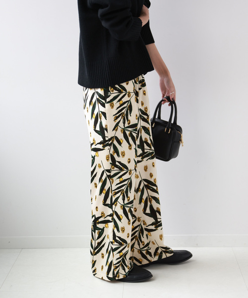 JOURNAL STANDARD relume（ジャーナルスタンダード　レリューム）の「《追加4》ボタニカルイージーパンツ（その他パンツ・レディース・アイボリー・FREE）」の8枚目の写真