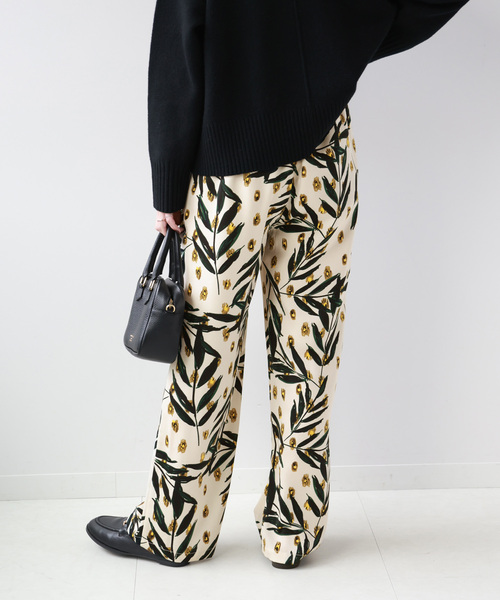 JOURNAL STANDARD relume（ジャーナルスタンダード　レリューム）の「《追加4》ボタニカルイージーパンツ（その他パンツ・レディース・アイボリー・FREE）」の9枚目の写真