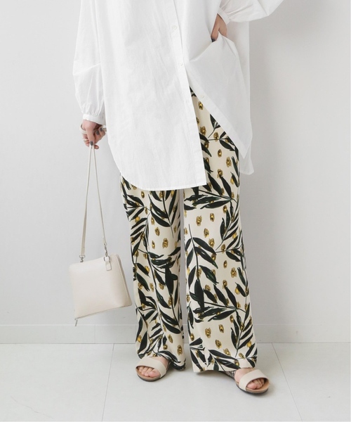 JOURNAL STANDARD relume（ジャーナルスタンダード　レリューム）の「《追加4》ボタニカルイージーパンツ（その他パンツ・レディース・アイボリー・FREE）」の14枚目の写真