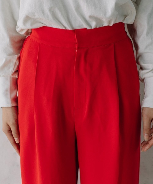 Flugge(フラッジー)の「color easy PT/カラーイージーパンツ(スラックス・レディース・レッド/グリーン/ブラック・SMALL/MEDIUM)」の10枚目の写真