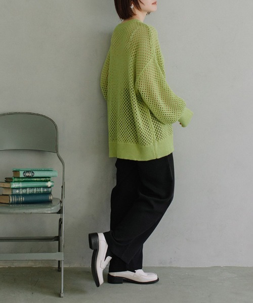 Flugge(フラッジー)の「color easy PT/カラーイージーパンツ(スラックス・レディース・レッド/グリーン/ブラック・SMALL/MEDIUM)」の6枚目の写真