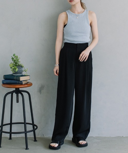 Flugge(フラッジー)の「color easy PT/カラーイージーパンツ(スラックス・レディース・レッド/グリーン/ブラック・SMALL/MEDIUM)」の19枚目の写真