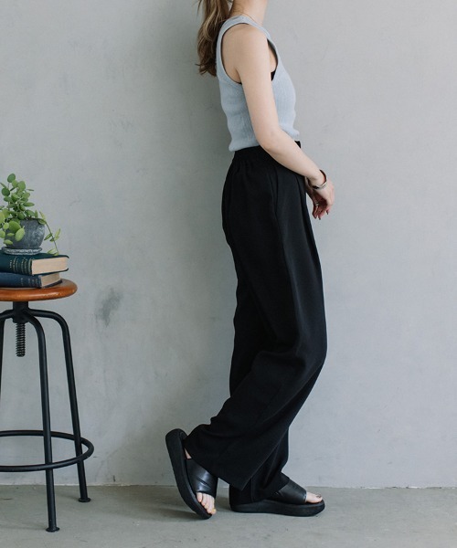 Flugge(フラッジー)の「color easy PT/カラーイージーパンツ(スラックス・レディース・レッド/グリーン/ブラック・SMALL/MEDIUM)」の20枚目の写真