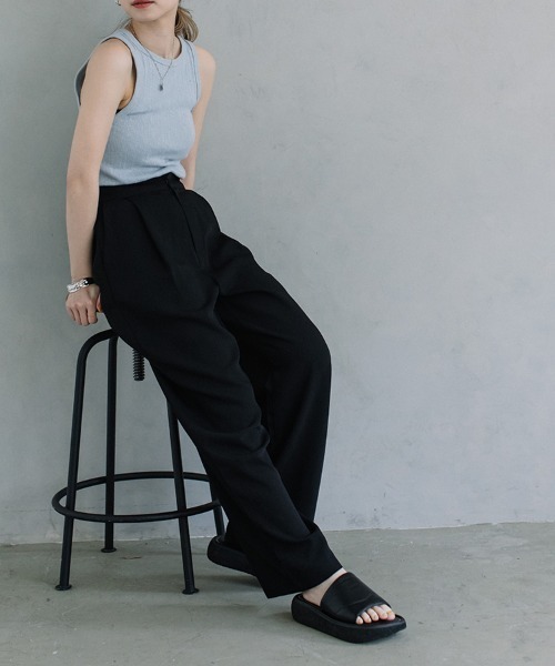 Flugge(フラッジー)の「color easy PT/カラーイージーパンツ(スラックス・レディース・レッド/グリーン/ブラック・SMALL/MEDIUM)」の22枚目の写真