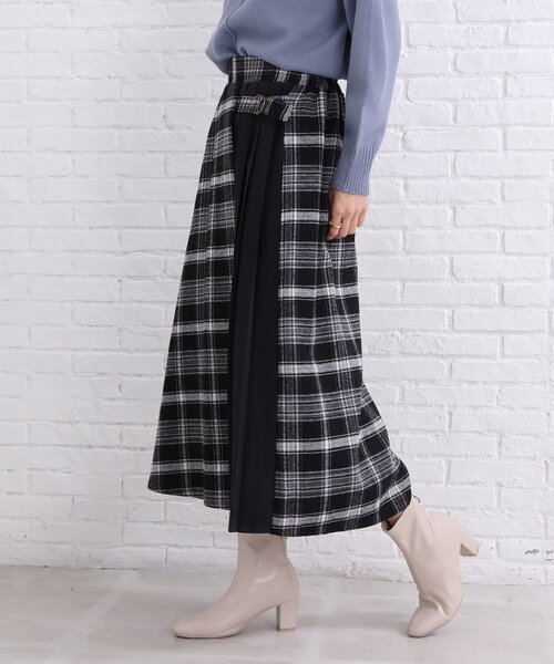 SHOO・LA・RUE(シューラルー)の「◆チェック×プリーツスカート(スカート・レディース・ベージュ系その他2/ブラック系1/ネイビー系1・00)」の20枚目の写真