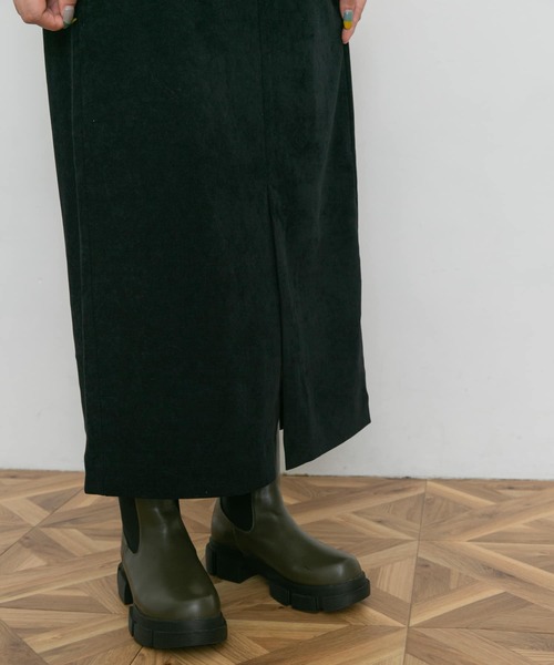 UR Lab.(アーバンリサーチラボ)の「細コールポケットスカート(スカート・レディース・ネイビー/オフホワイト・FREE)」の21枚目の写真